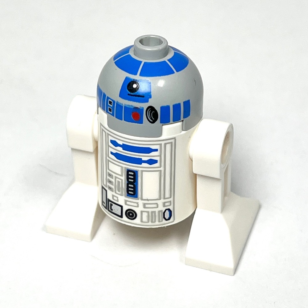 LEGO Star Wars R2-D2 Minifigure sw0527 Flat Silver Dome Droid Millennium Falcon